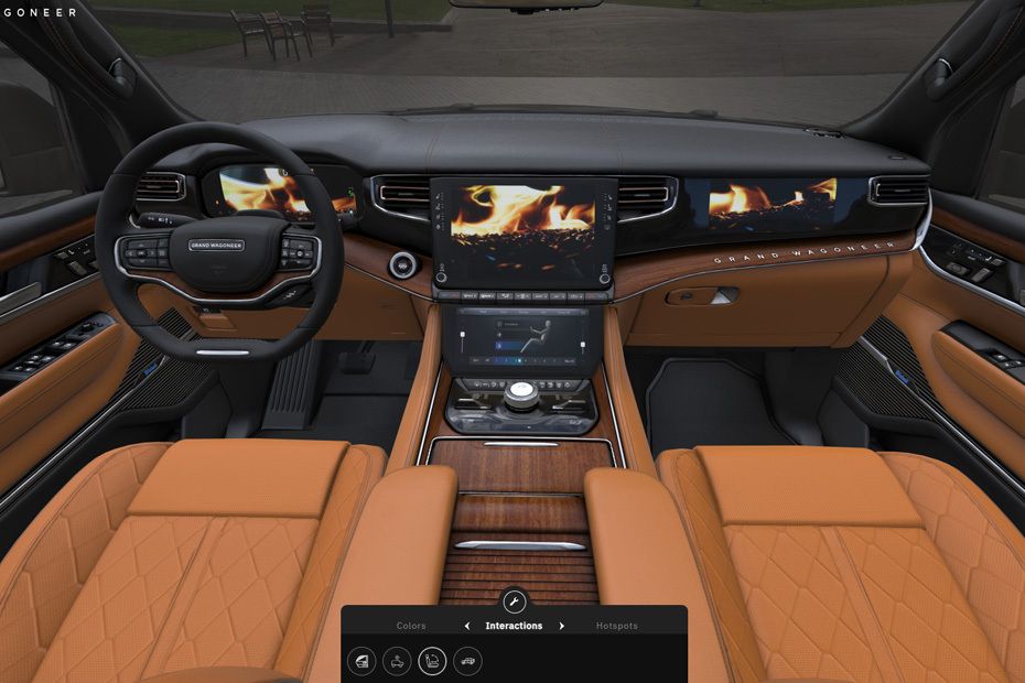 Dashboard View of Grand Wagoneer