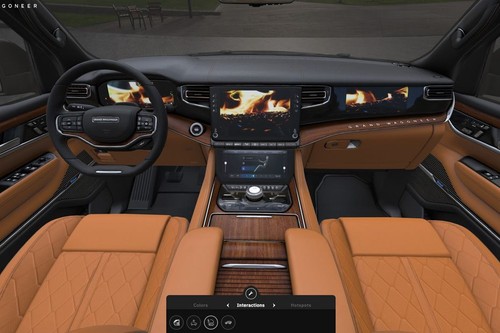 Dashboard View of Grand Wagoneer