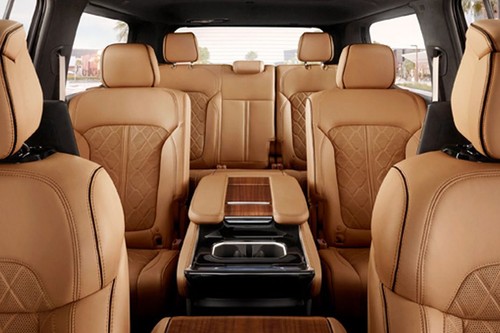 Jeep Grand Wagoneer Front And Rear Seats Together