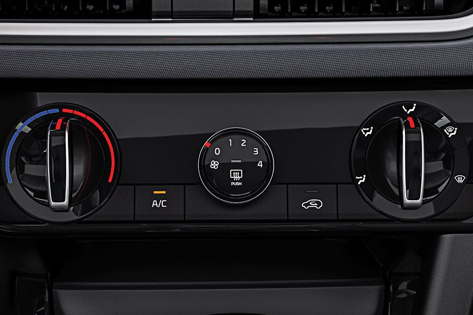 Front AC Controls of KIA Seltos (2022-2023)