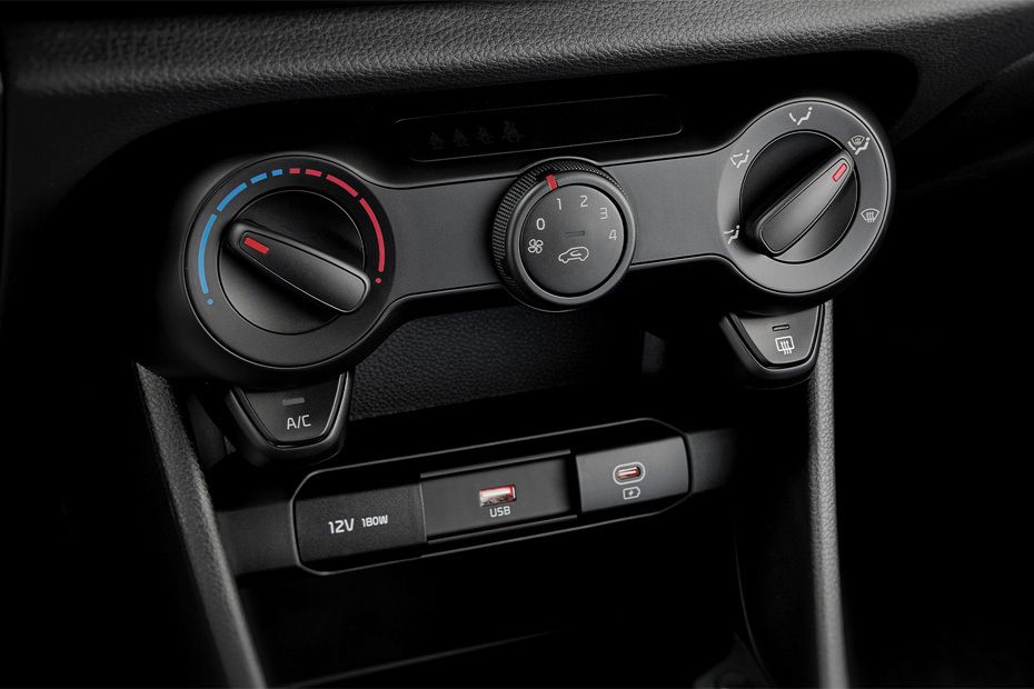 Front AC Controls of KIA Picanto