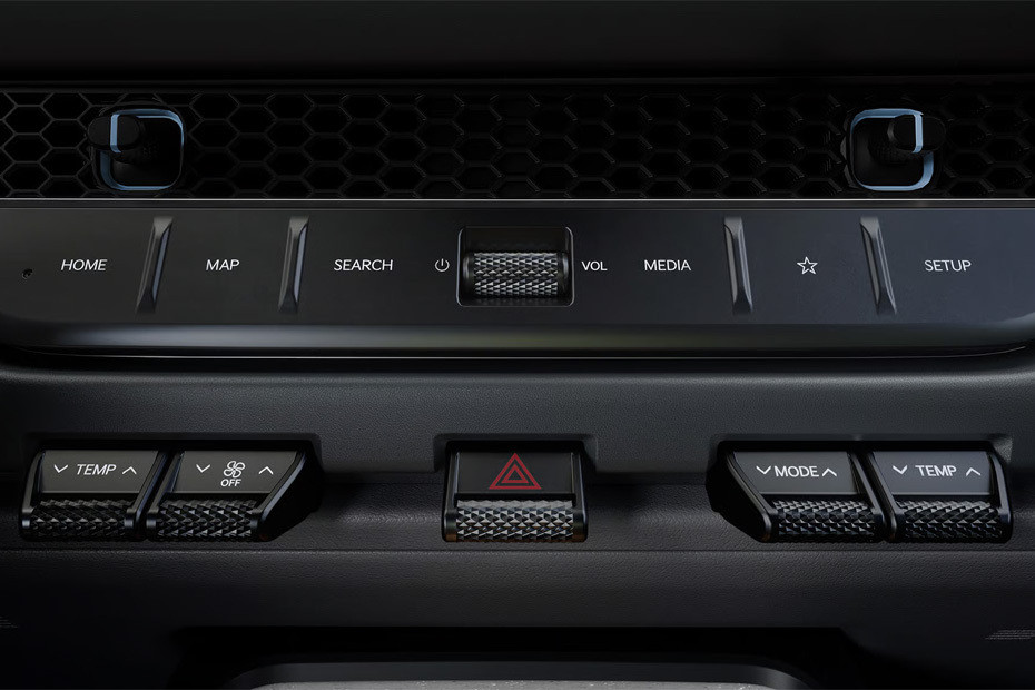 Front AC Controls of KIA Tasman