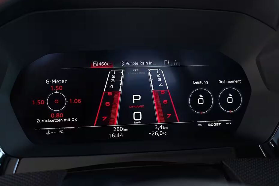 RS3 Sportback TachoMeter