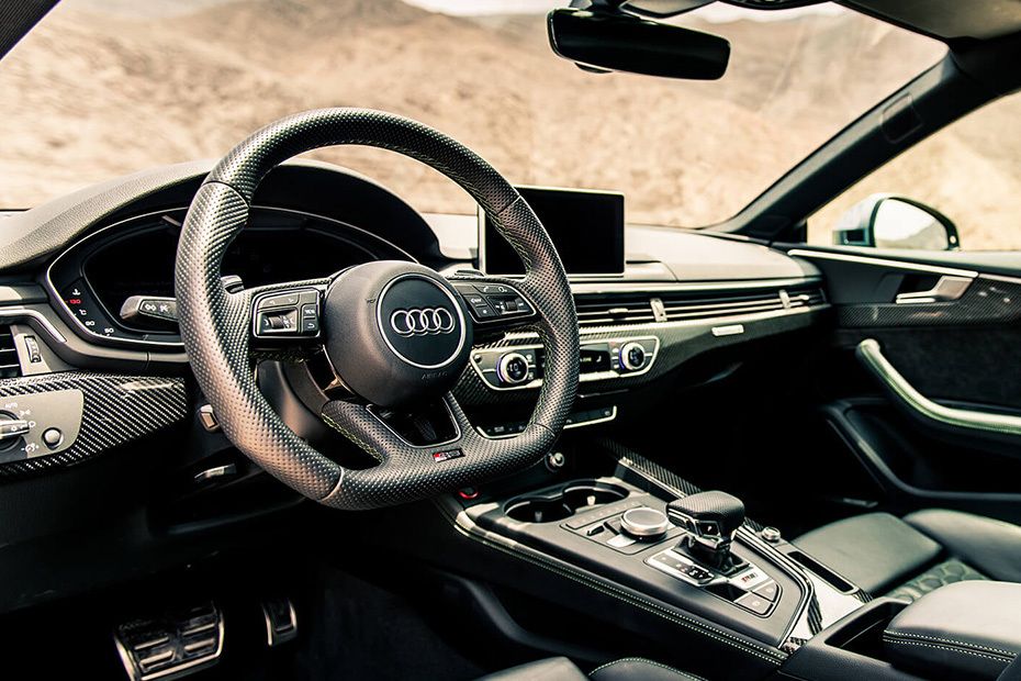 Dashboard View of RS 5 Coupe