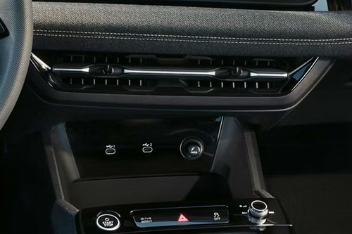 Front AC Controls of Audi A6 E-tron