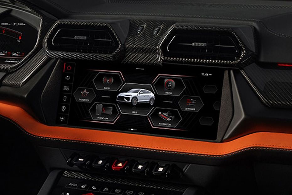 Front AC Controls of Lamborghini Urus