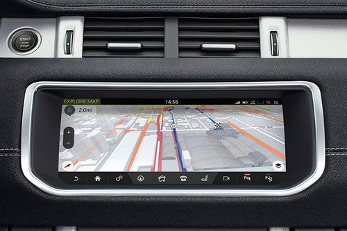 Range Rover Evoque Convertible gps navigator