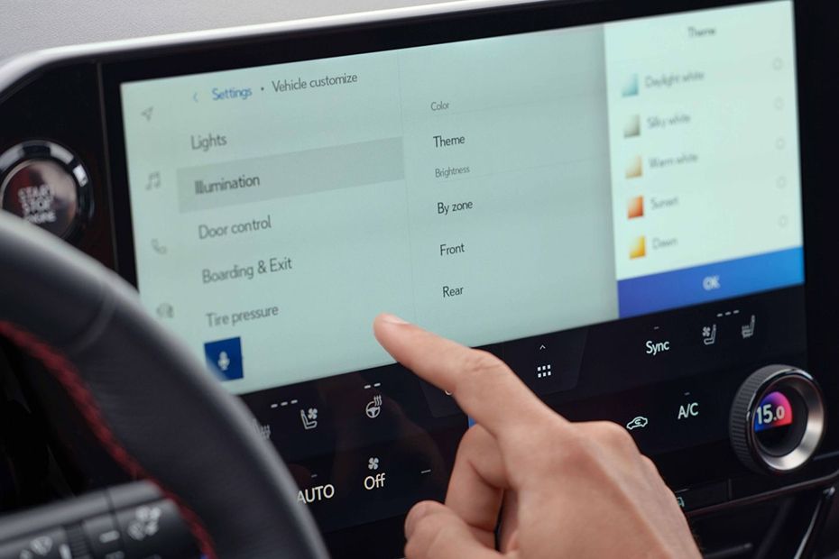 NX Hybrid touch screen