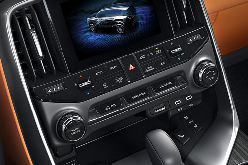 Front AC Controls of Lexus LX 700H