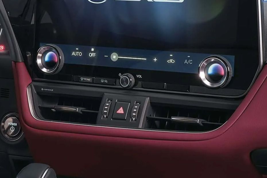 Front AC Controls of Lexus ES 2026