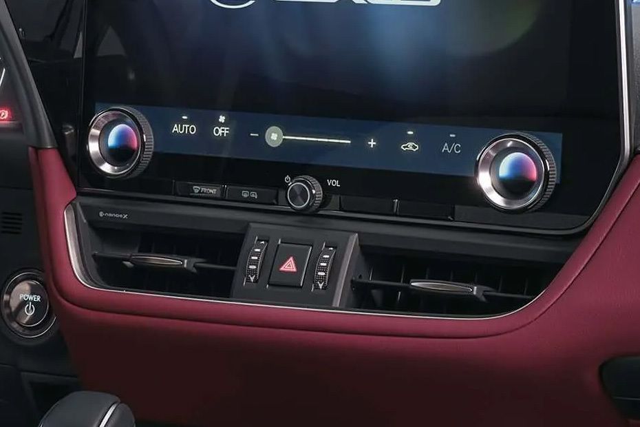 Front AC Controls of Lexus ES 2026