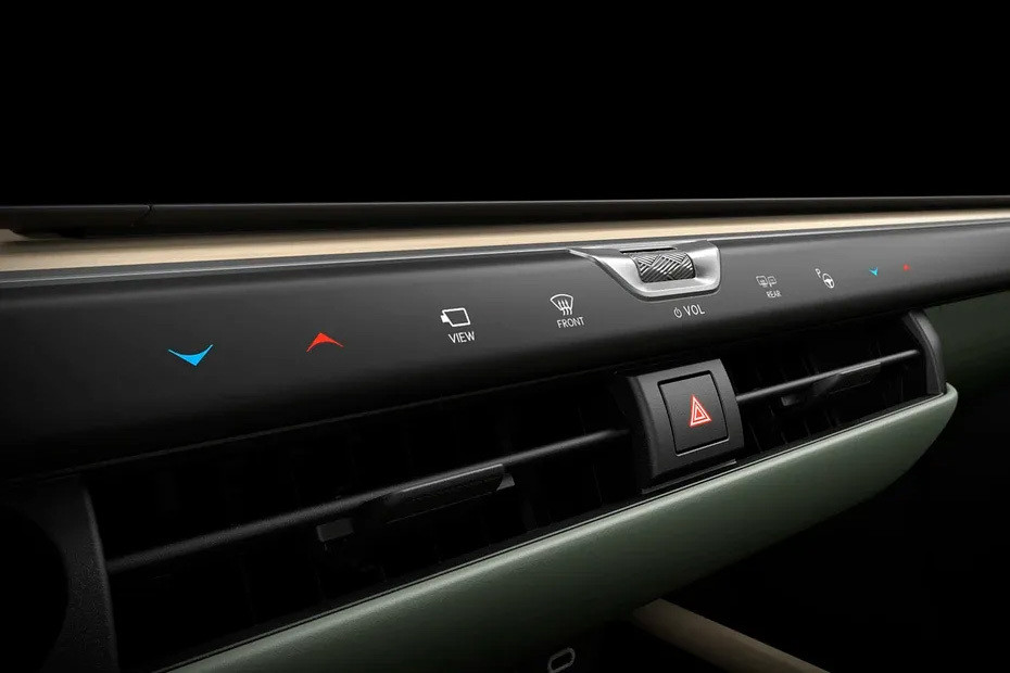 Front AC Controls of Lexus ES Hybrid 2026