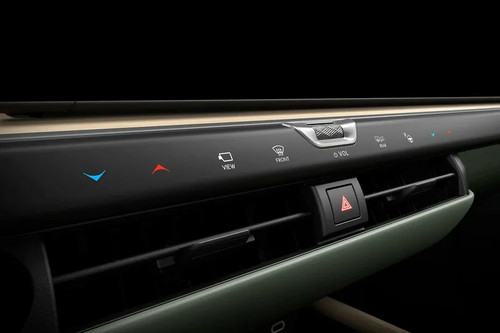 Front AC Controls of Lexus ES Hybrid 2026