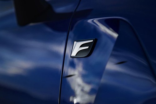 door handle interior of Lexus GS F