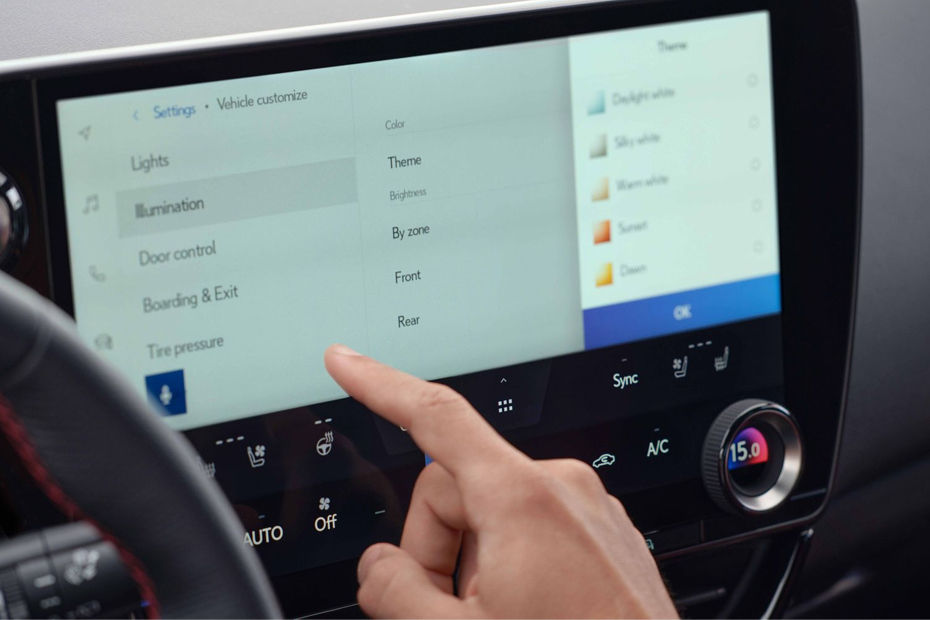 NX touch screen