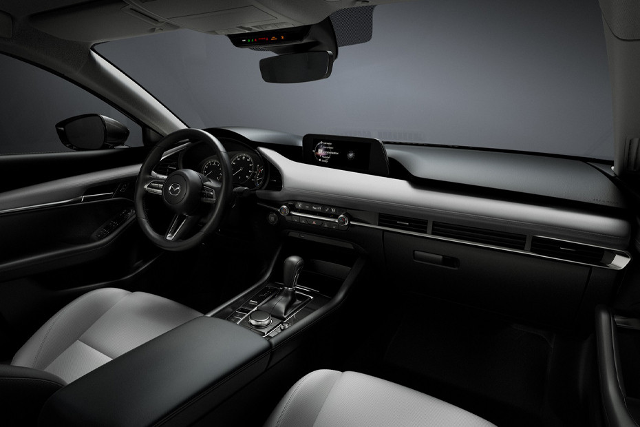 Dashboard View of 3 Sedan