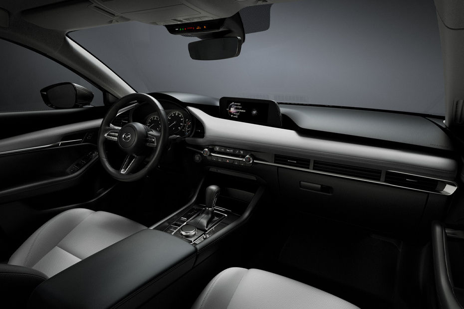 Dashboard View of 3 Sedan