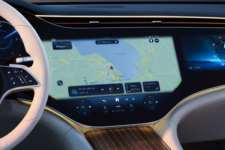 EQS SUV gps navigator