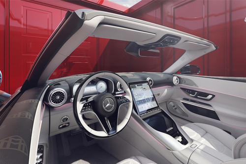 Dashboard View of Maybach SL