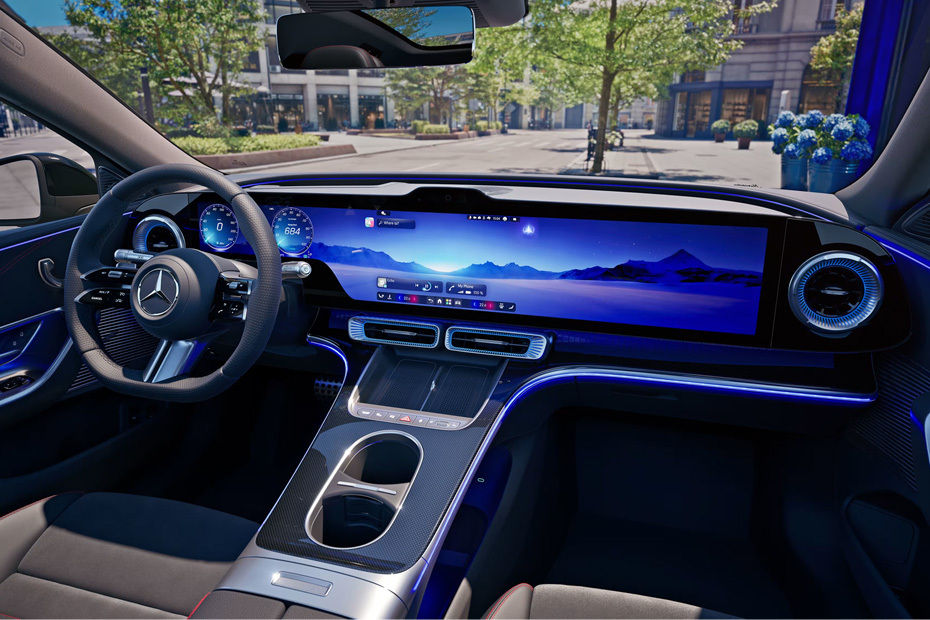 Dashboard View of C-Class Electric