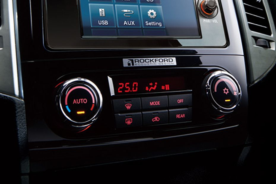 Side AC Controls of Mitsubishi Pajero