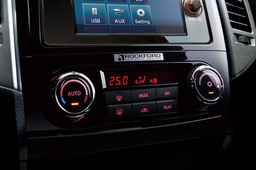Side AC Controls of Mitsubishi Pajero