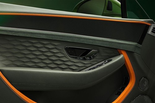 door handle interior of Bentley Continental GT