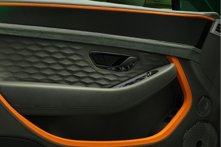 door handle interior of Bentley Continental GTC