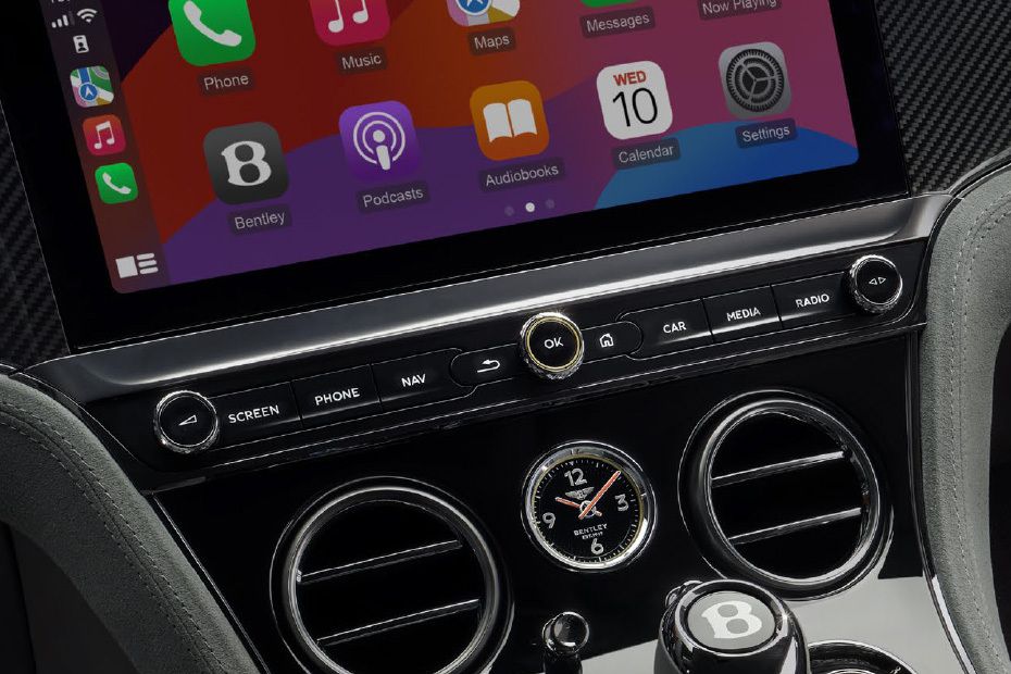 Front AC Controls of Bentley Continental GTC