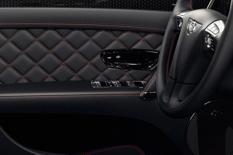 door handle interior of Bentley Flying Spur