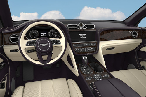 Dashboard View of Bentayga EWB