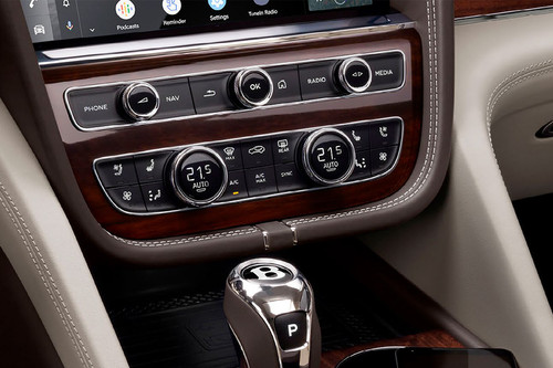 Front AC Controls of Bentley Bentayga EWB