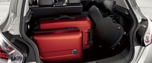 Storage Closer View of Nissan Tiida