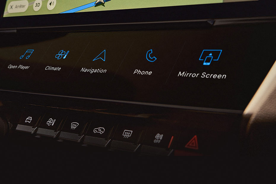Front AC Controls of Peugeot 408