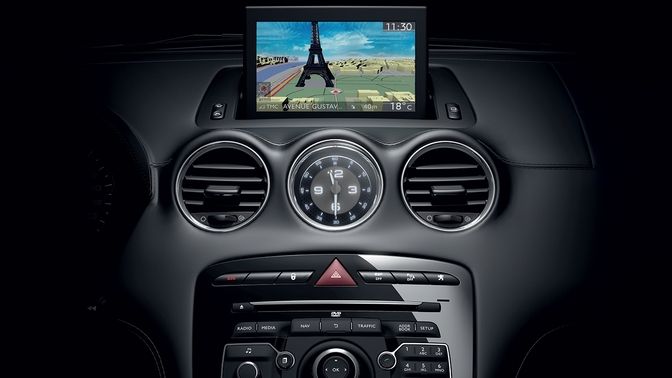Front AC Controls of Peugeot RCZ