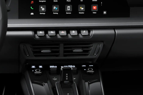 Front AC Controls of Porsche 911
