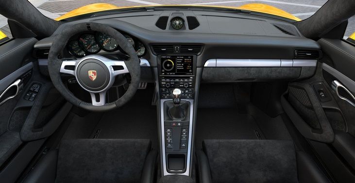 Dashboard View of 911 GT3