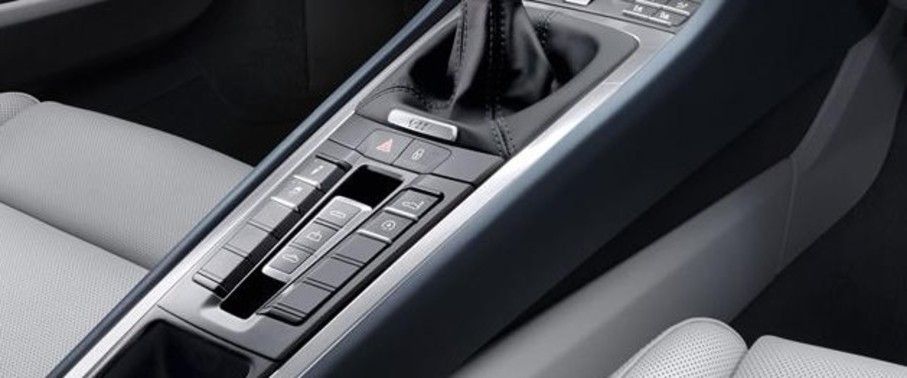 Center Controls of Porsche 911 Carrera Cabriolet