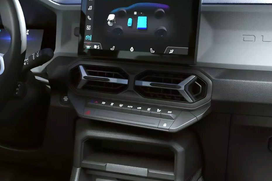 Front AC Controls of Renault Duster 2026
