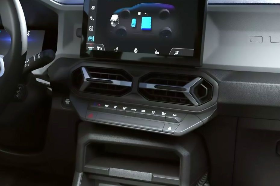 Front AC Controls of Renault Duster 2026