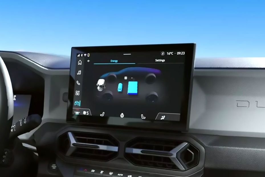 Duster 2026 touch screen