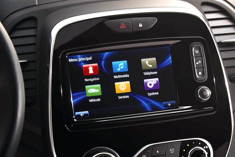 Captur touch screen