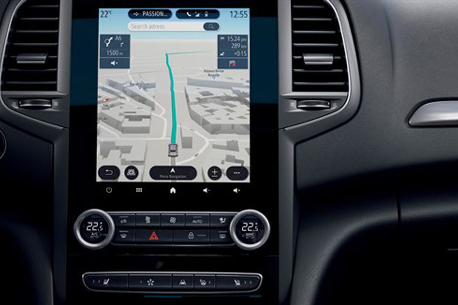 Front AC Controls of Renault Megane