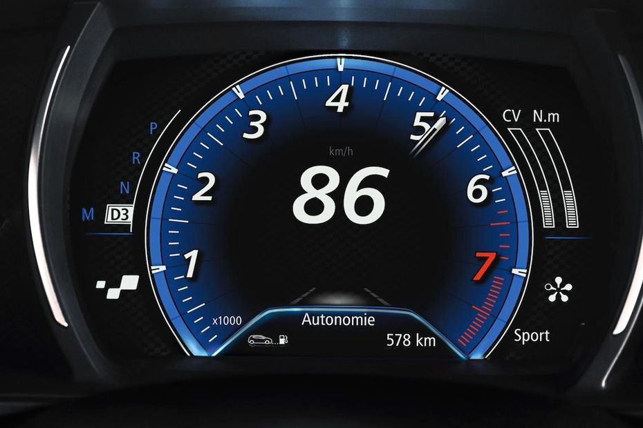 clock in Renault Megane GT