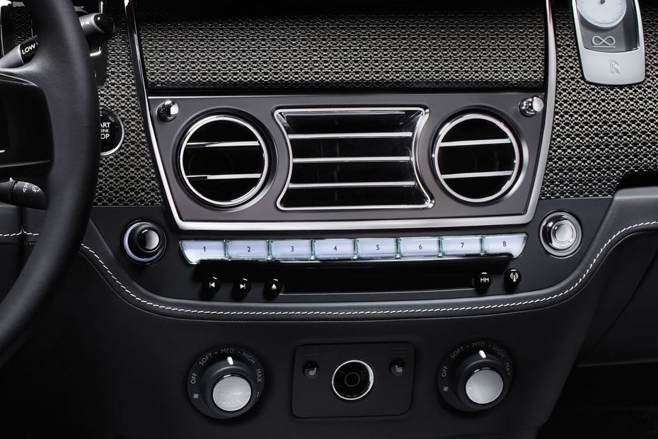 Side AC Controls of Rolls Royce Dawn