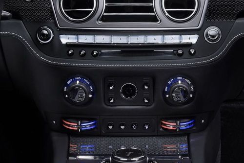 Front AC Controls of Rolls Royce Wraith