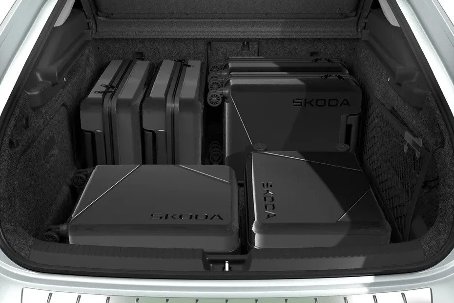 Storage Closer View of Skoda Superb Wagon