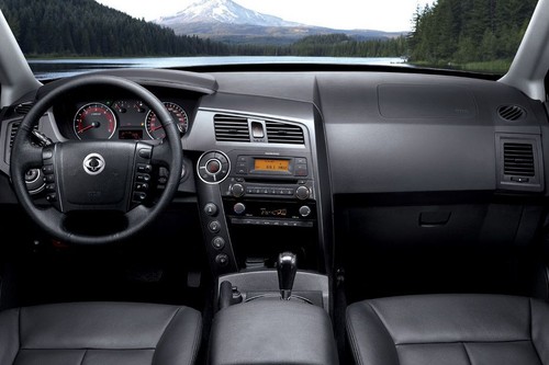 Dashboard View of Actyon Sport