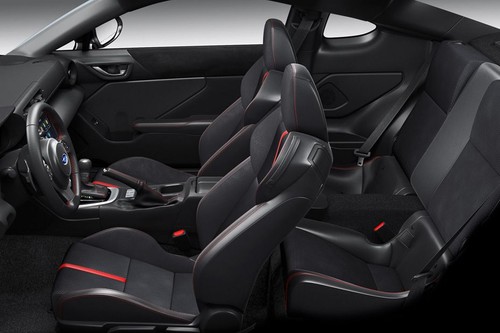 Subaru BRZ Front And Rear Seats Together