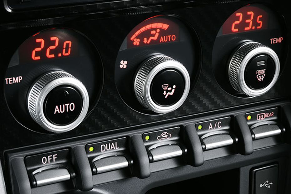 Front AC Controls of Subaru BRZ (2013-2021)